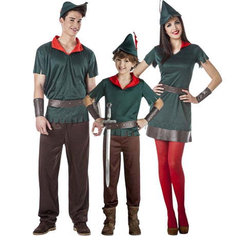 Disfraces Robin Hood de los Bosques para grupos y familias