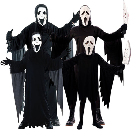 Disfraces Scream para grupos y familias