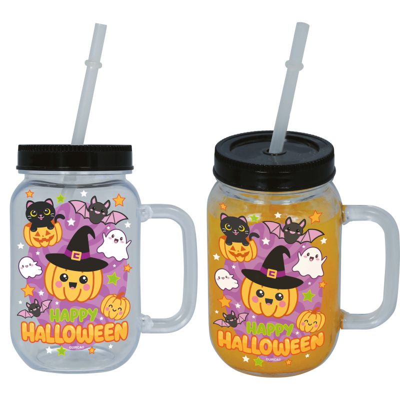 Jarra Happy Halloween con Pajita Detalle