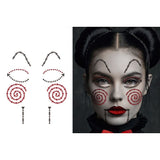 Joyas Faciales Adhesivas Muñeco Asesino