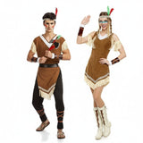 Fatos de casal Índios moicanos