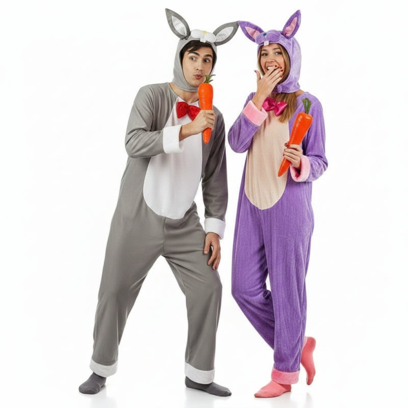 Fatos de casal Coelhos da floresta