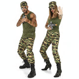 Fatos de casal Militares camuflagem