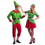 Fatos de casal Elfos Pai Natal