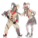 Fatos de casal Arlequins sangrentos