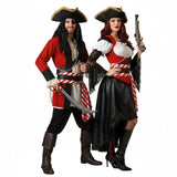 Fatos de casal Piratas Vermelhos