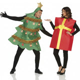 Fatos de casal Árvore e Presente de Natal