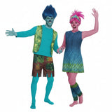 Fatos de casal Branch e Poppy dos Trolls