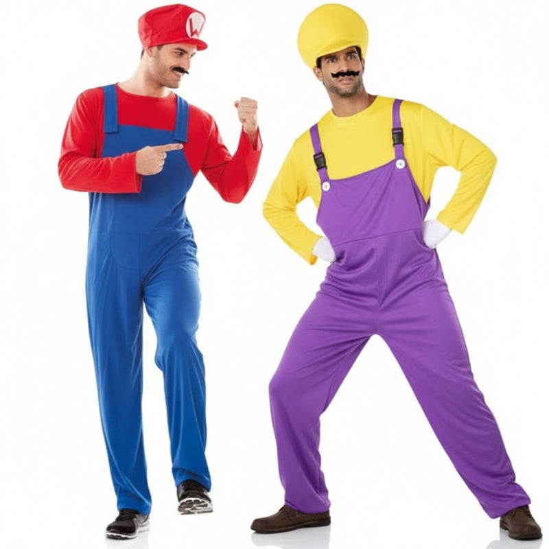 Fatos de casal Super Mario e Wario