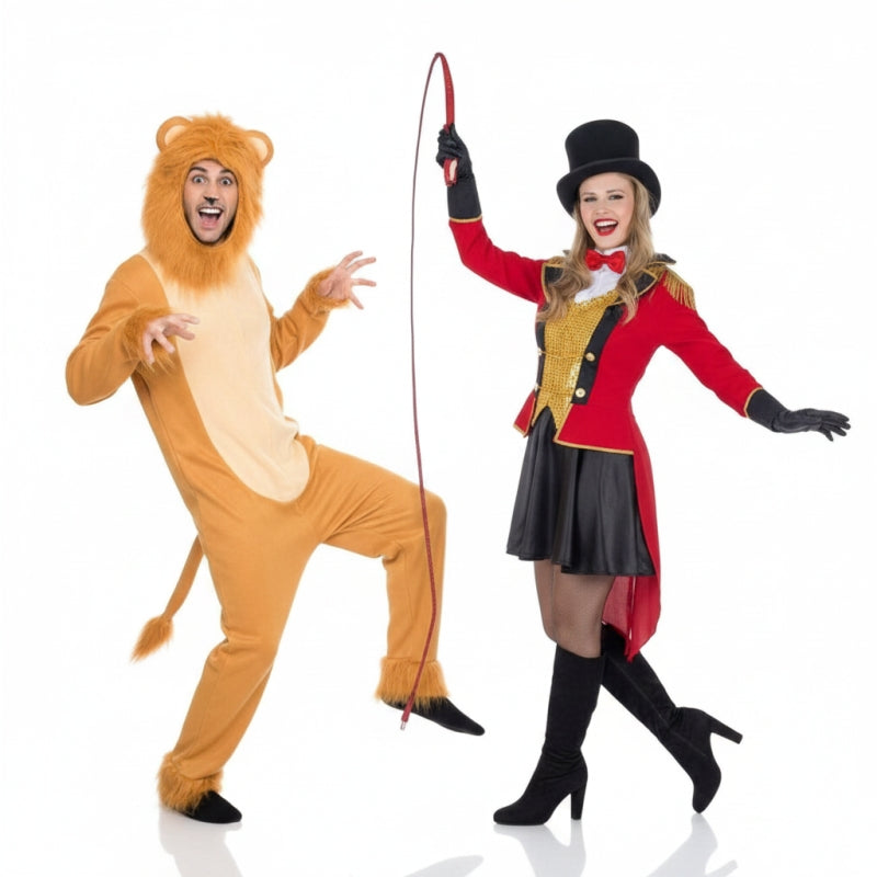 Fatos de casal Circo Leão e Domadora