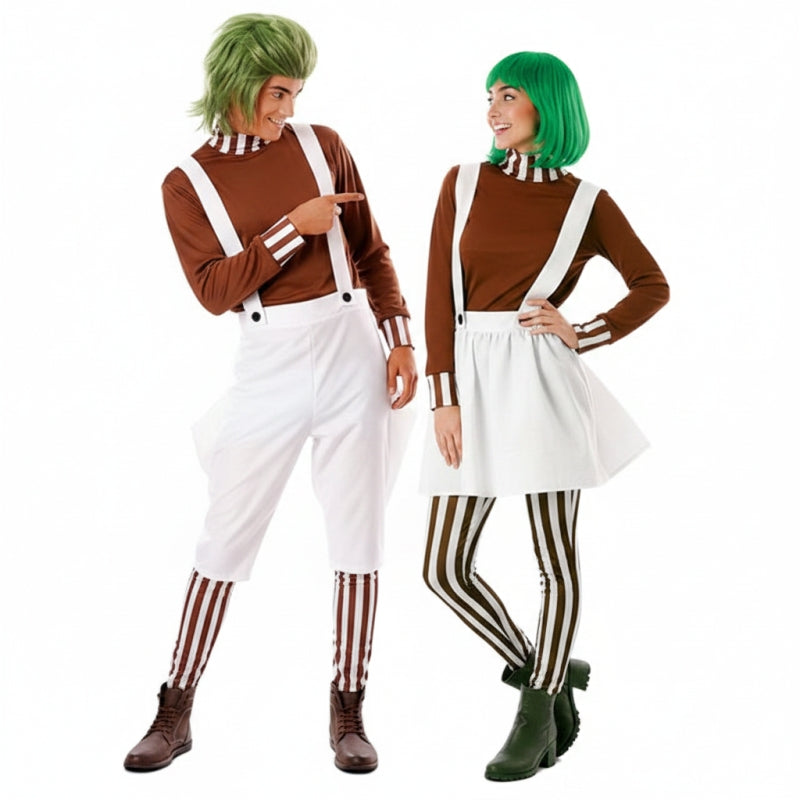 Fato de casal Oompa-Loompas