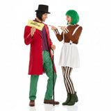 Fato de casal Willy Wonka e Oompa-Loompa