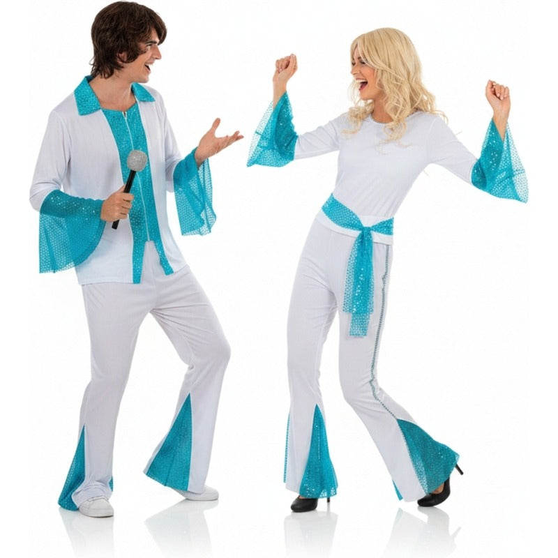 Fatos de casal Disco Dancer ABBA