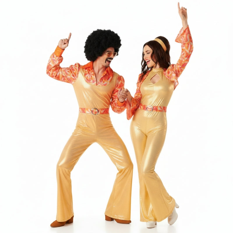 Fatos de casal Disco Dourado Anos 70