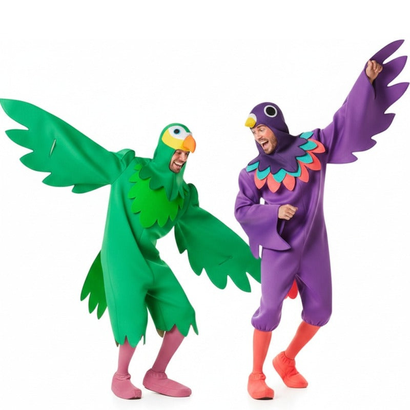 Fatos de casal Papagaios