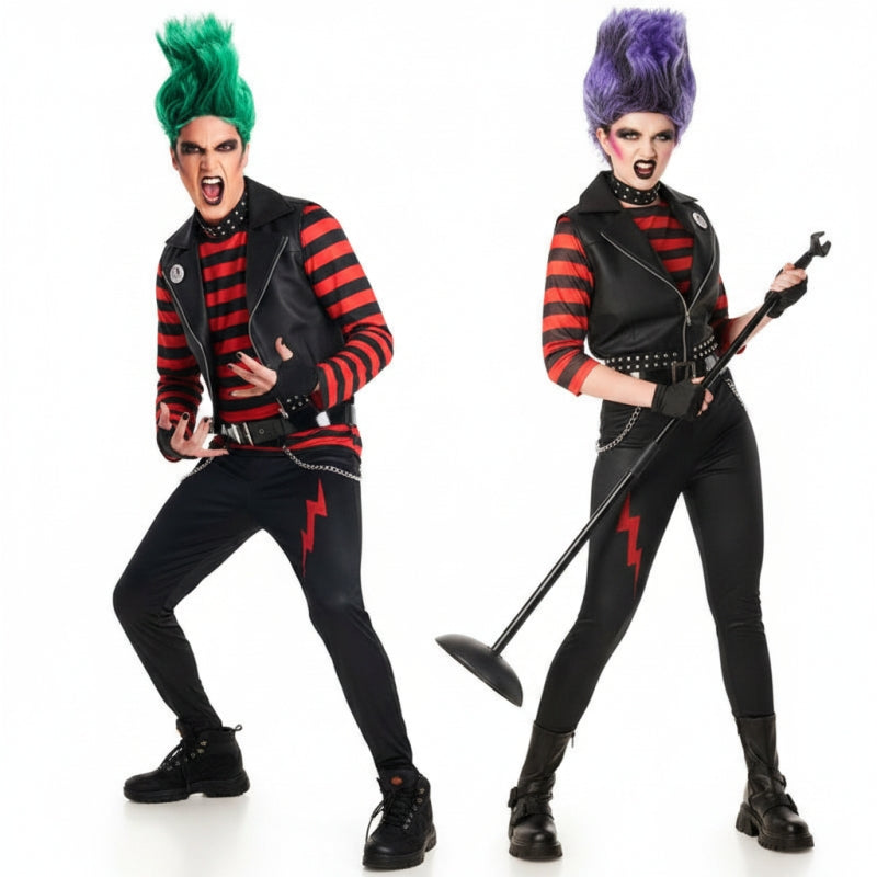 Fatos de casal Punky Rock