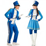 Fatos de casal Soldadinho e Majorette Azul