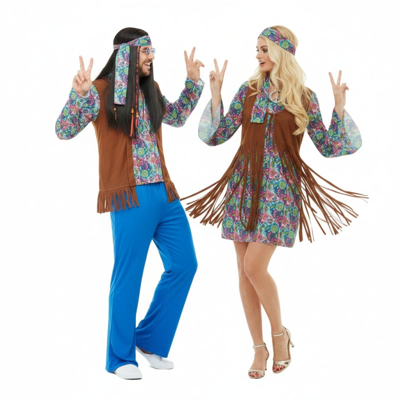 Par de Hippies Paz e Amor