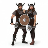Fatos de casal Vikings bárbaros