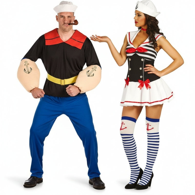 Fatos de casal Marinheiros Popeye