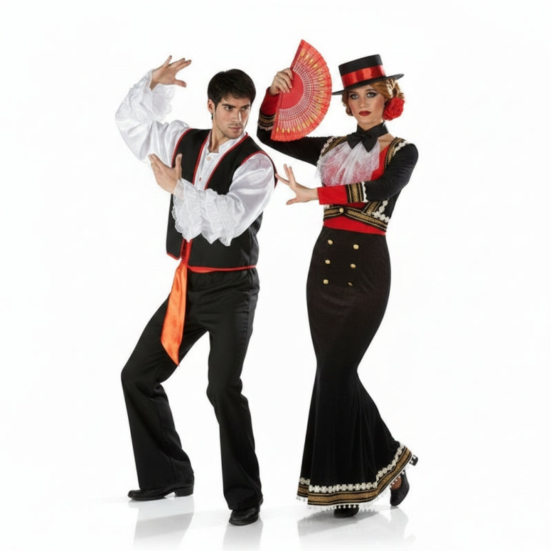 Fatos de casal Flamencos Feria de Abril