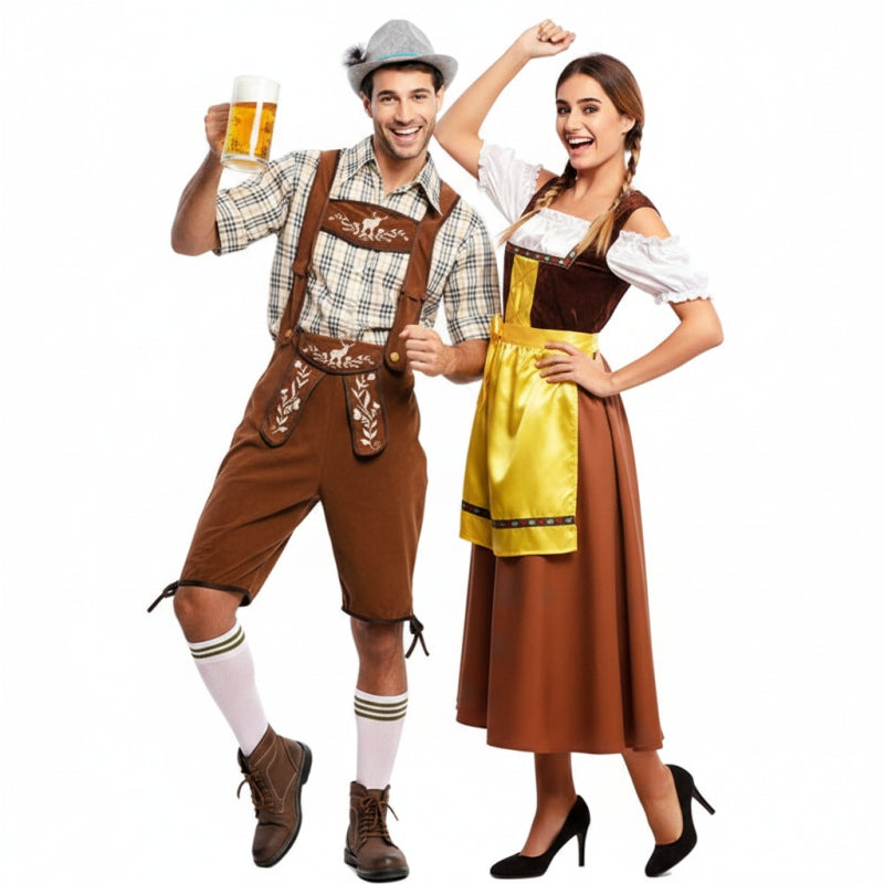 Fatos de casal Bávaros Alemães Oktoberfest