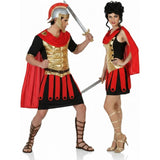 Fatos de casal guerreiros romanos