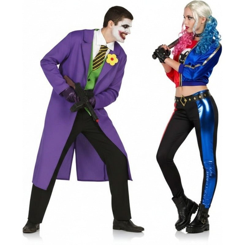 Fatos de casal Joker e Harley Quinn