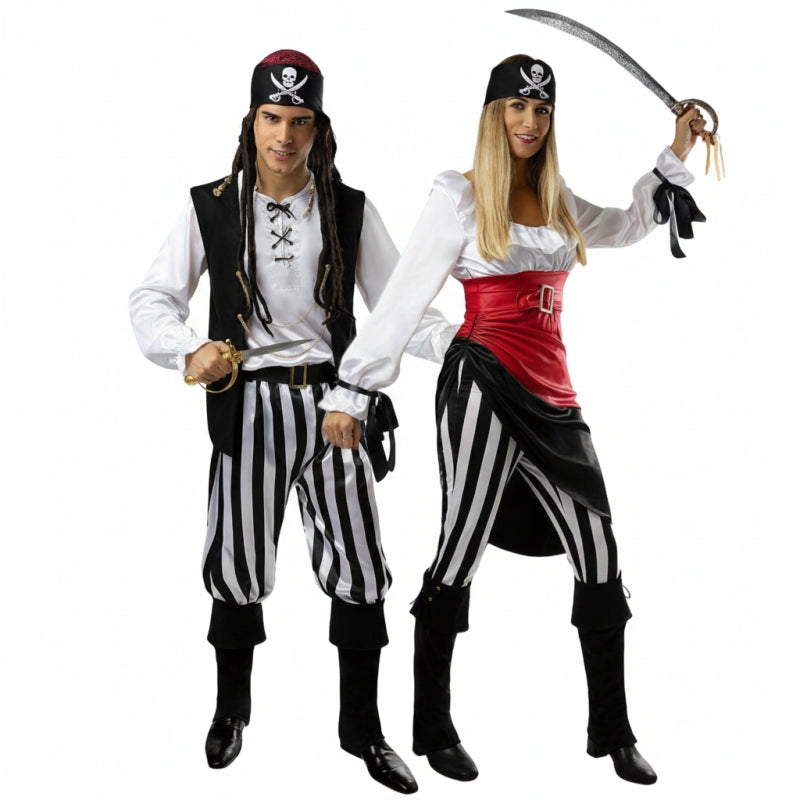 Fatos de casal Piratas Aventureiros