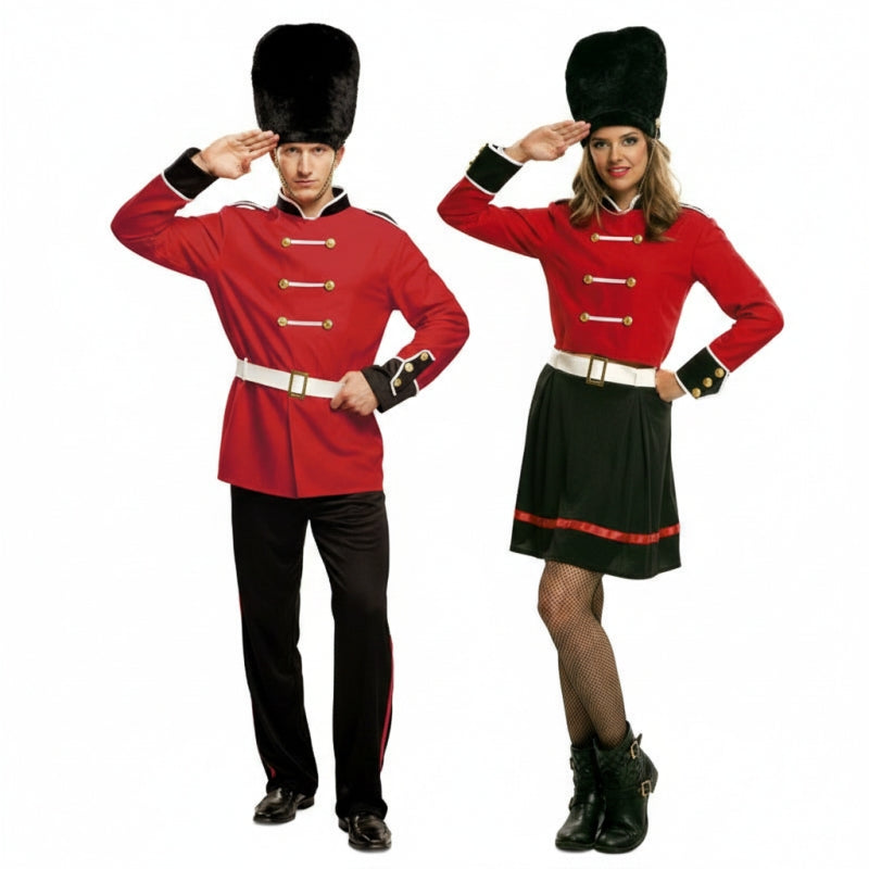 Fatos de casal guardas reais ingleses