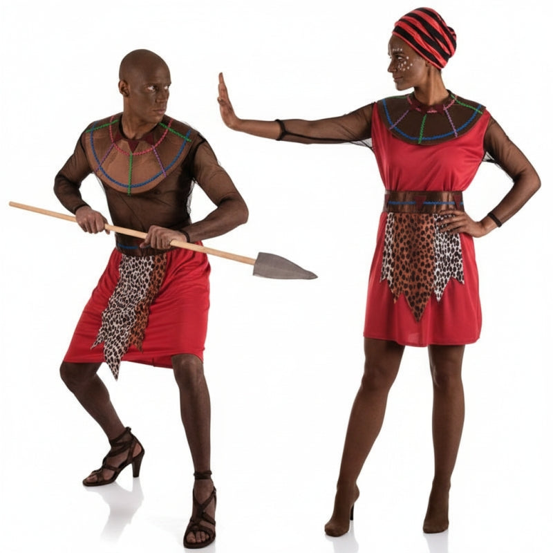 Fatos de casal Guerreiros Massai