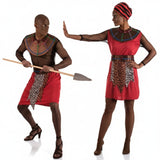 Fatos de casal Guerreiros Massai