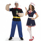 Fatos de casal Popeye e Marinheira sexy