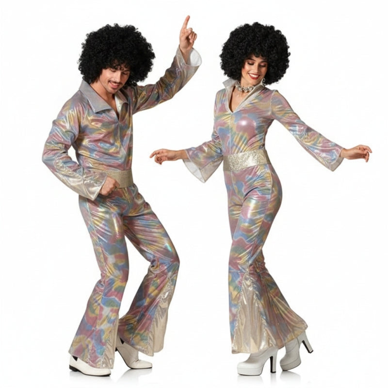Fatos de casal Disco Multicolorido