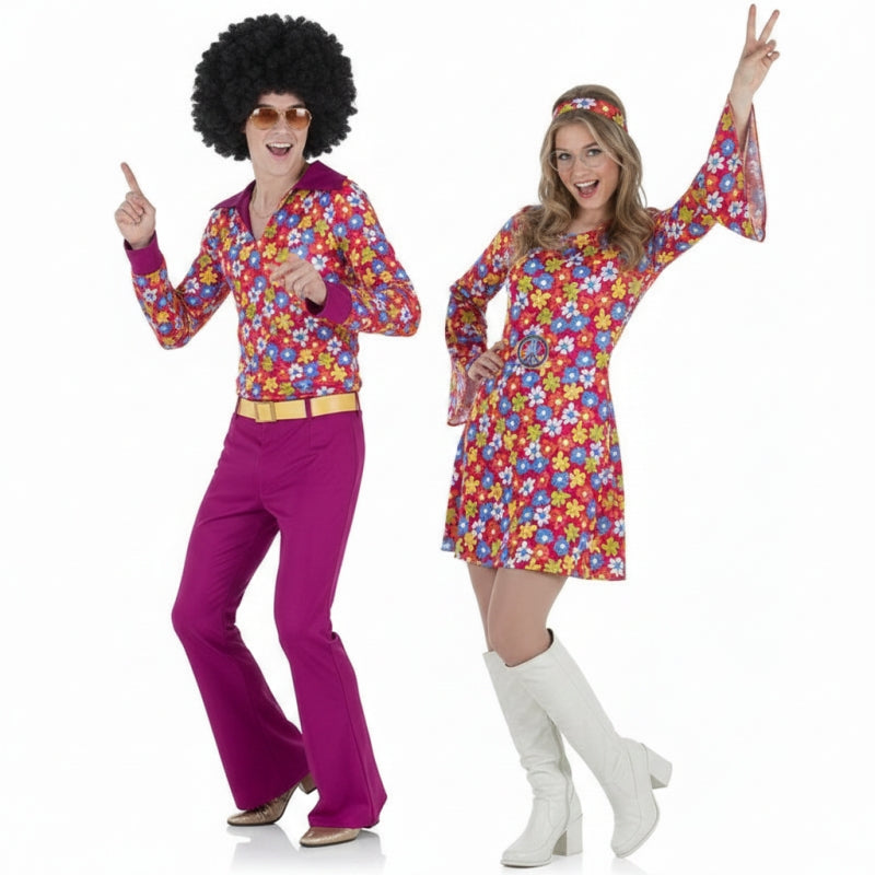 Fatos de casal Disco Flores