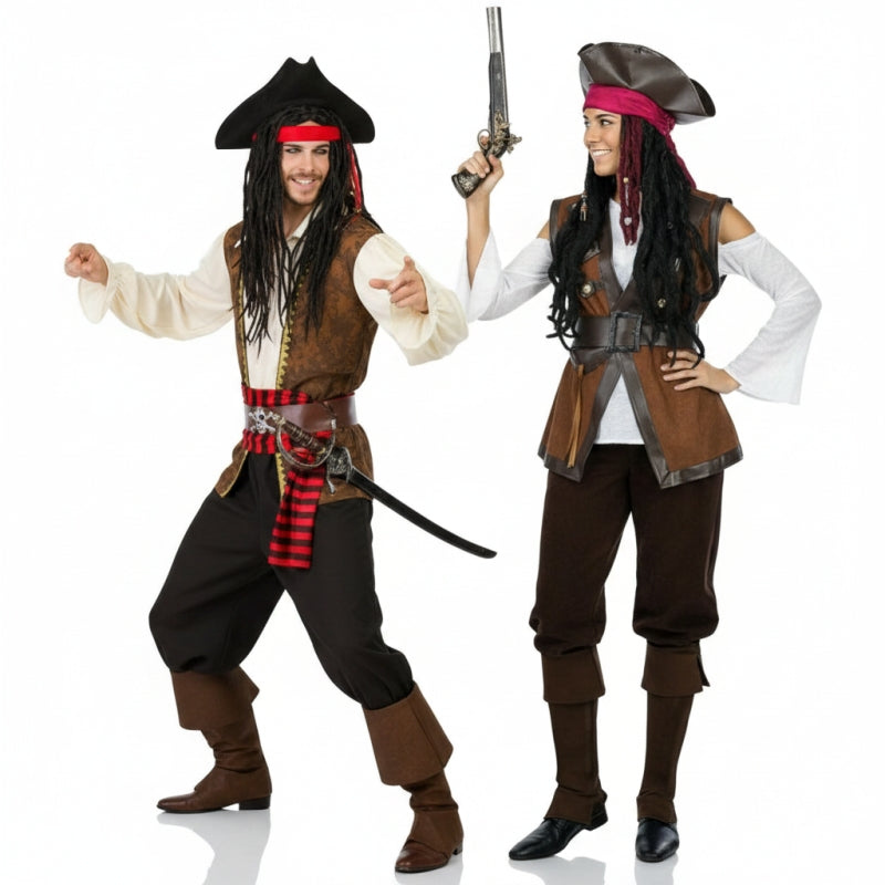 Fatos de casal Piratas do Caribe
