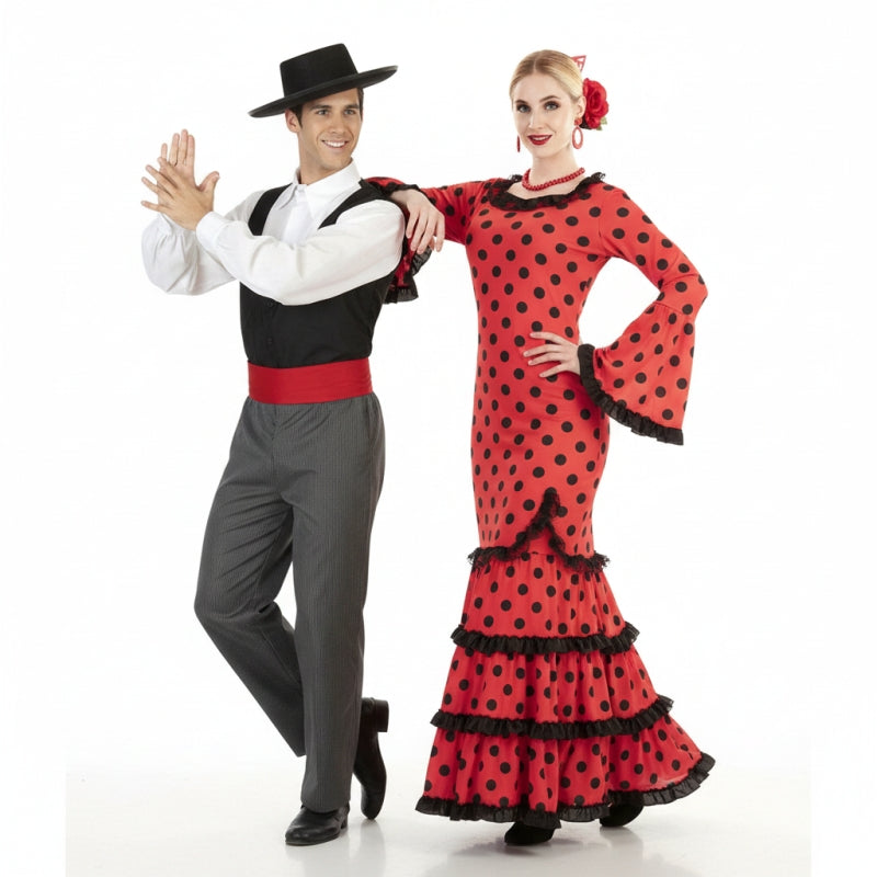Fatos de casal Bailarino Cordovês e Sevilhana