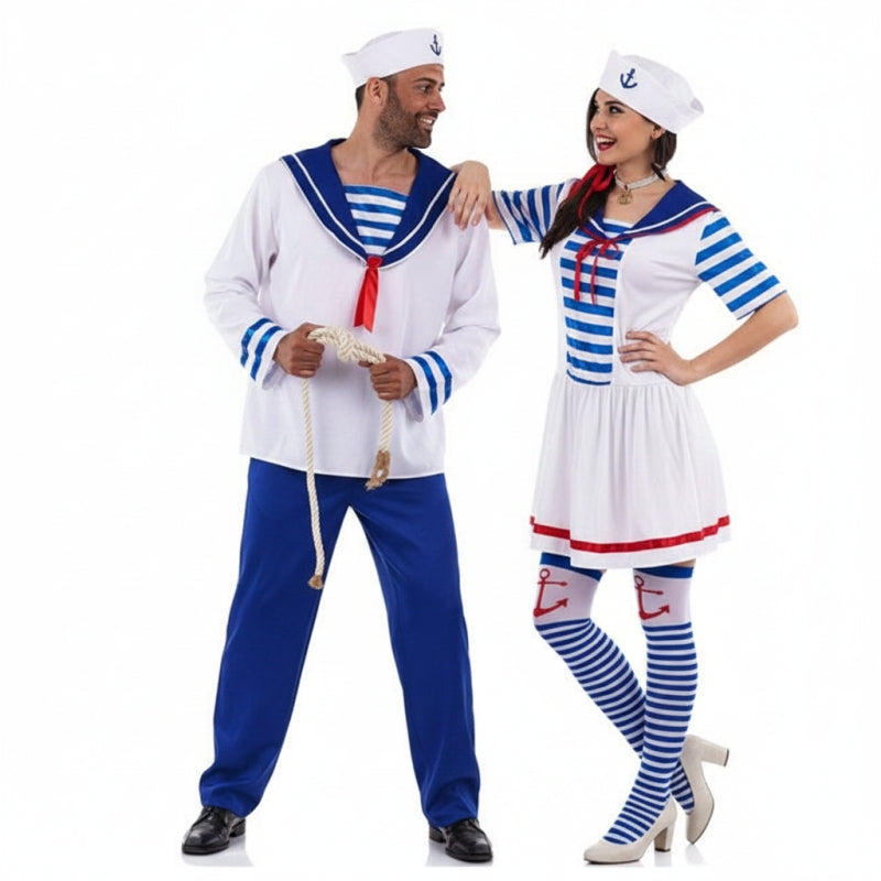 Fatos de casal Marinheiros âncora