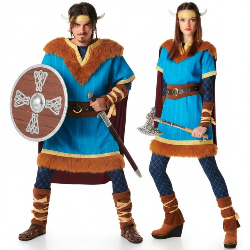 Fato de Vikings Escandinavos Adulto Unisexo