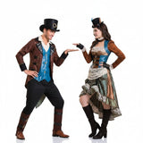 Fatos de casal Aventureiros Steampunk