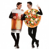 Fatos de casal Cerveja e Pizza