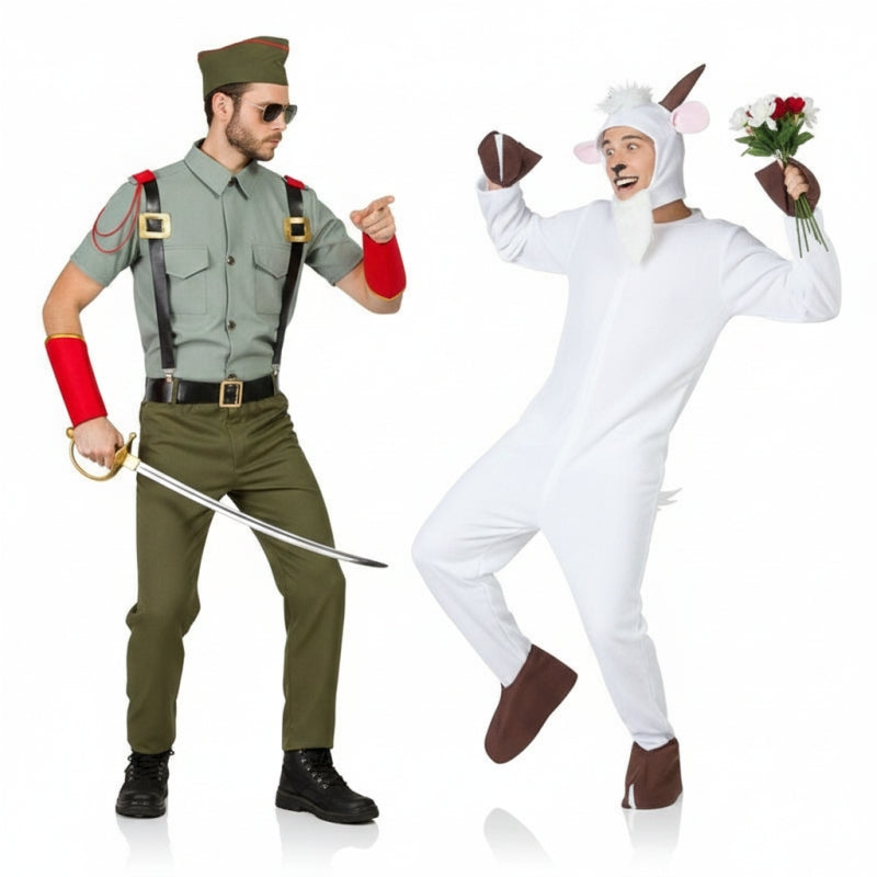 Fatos de casal Legionário e Cabra