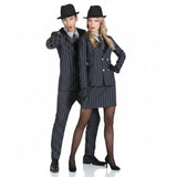 Fatos de casal gangster de Chicago