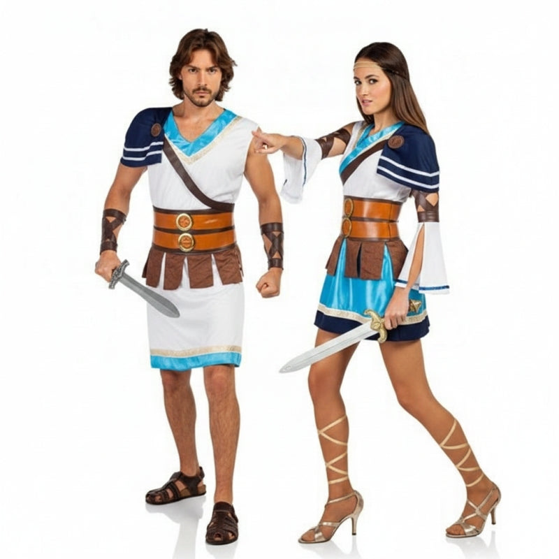 Fatos de casal Guerreiros Gregos