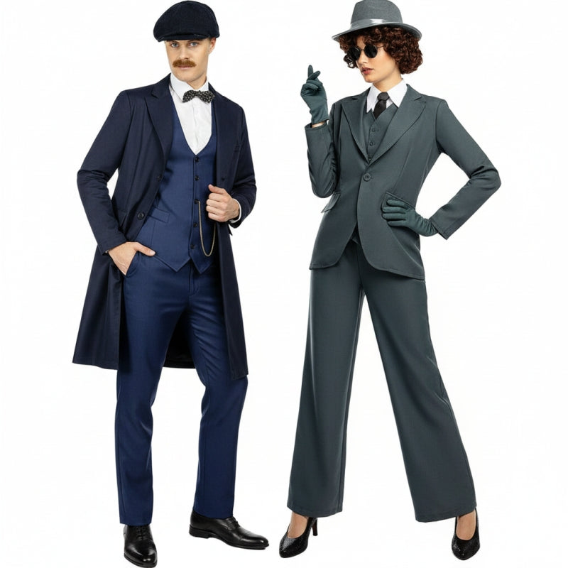 Fatos de casal Arthur e Polly de Peaky Blinders