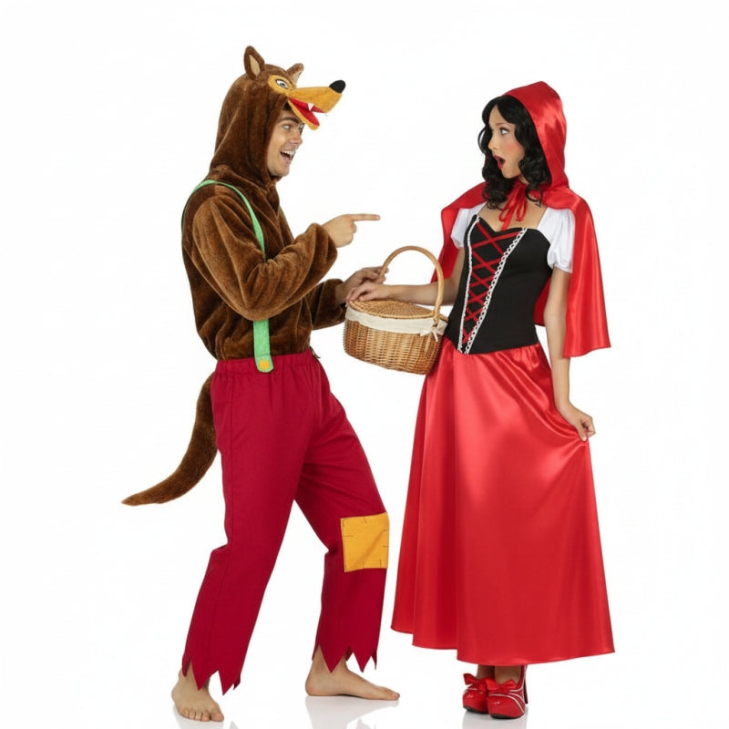 Fatos de casal Conto da Capuchinho Vermelho
