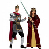 Fatos de casal Rei Artur e Lady Guinevere