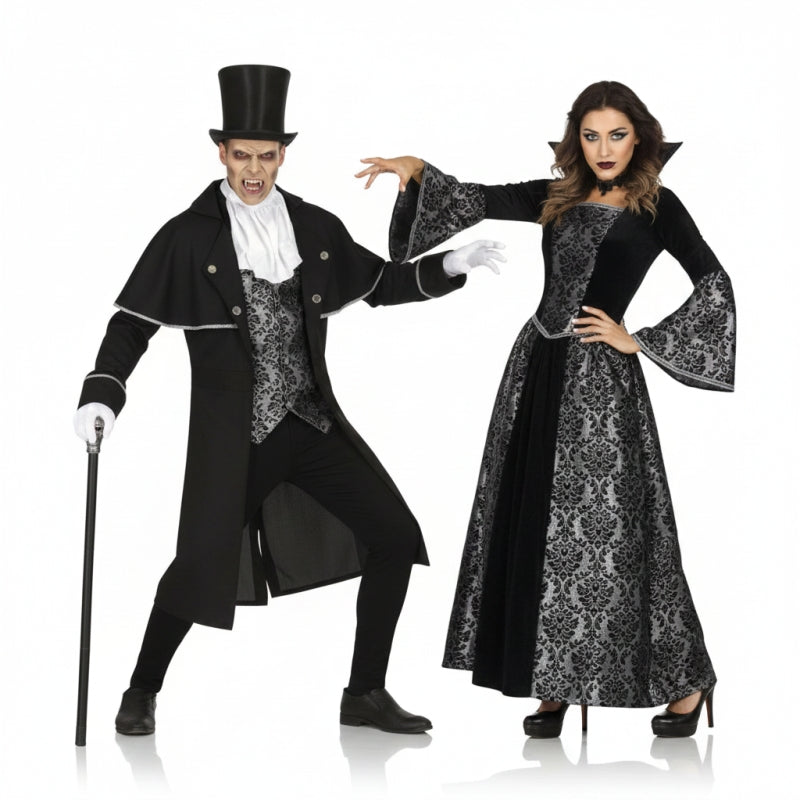 Fatos de casal Vampiros Prateados