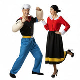 Fatos de casal Desenhos Popeye e Olívia