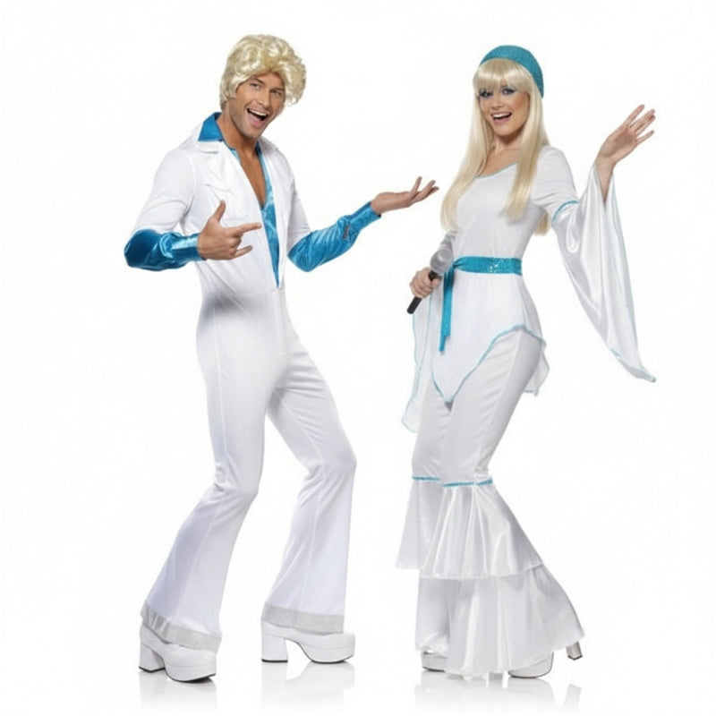Fatos de casal Música Abba Discoteca
